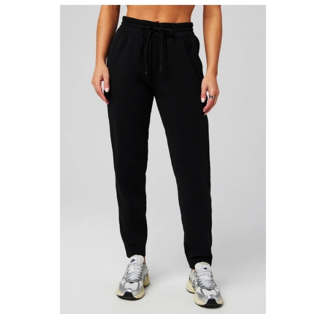 Fabletics Cold Weather Black Jogger Pants, new, small